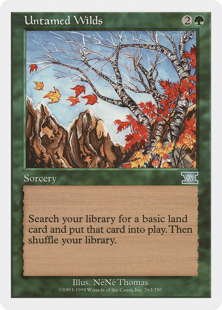 Untamed Wilds (6ED-263) [Classic Sixth Edition] MTG Single Wizards of the Coast