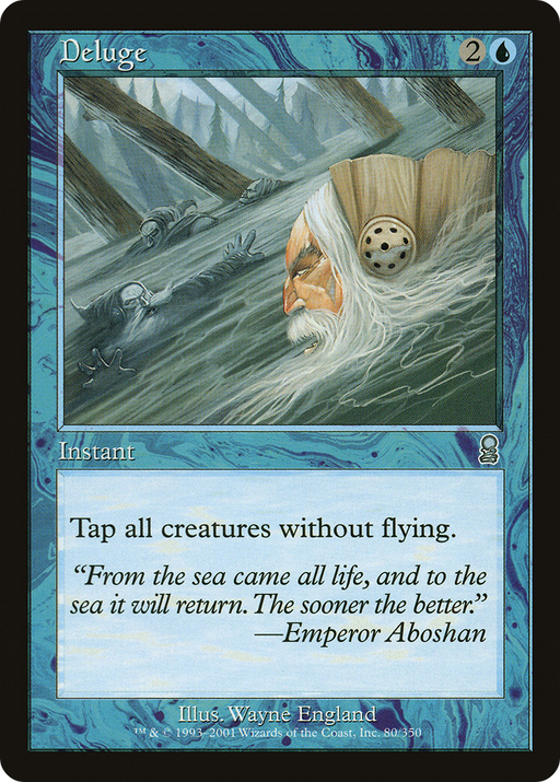 Deluge (ODY-080) [Odyssey] MTG Single Wizards of the Coast