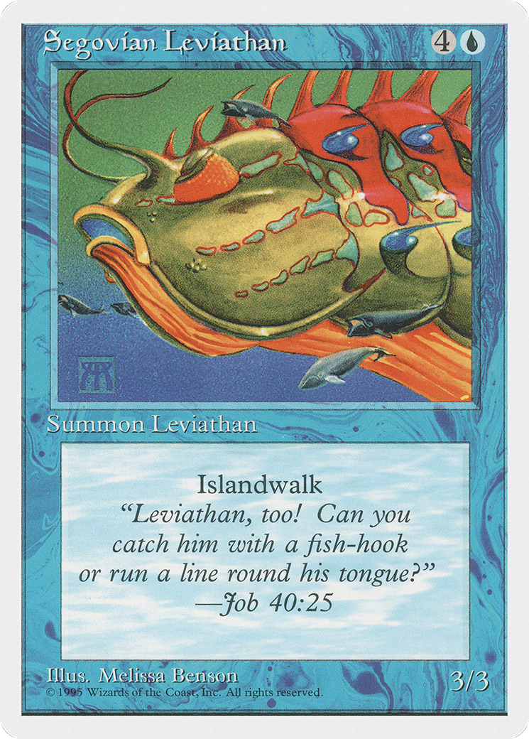 Segovian Leviathan (4ED-099) [Fourth Edition] MTG Single Magic: The Gathering