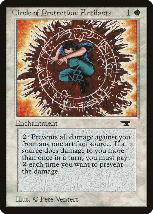 Circle of Protection: Artifacts (ATQ-) [Oldschool] Antiquities MTG Single Wizards of the Coast