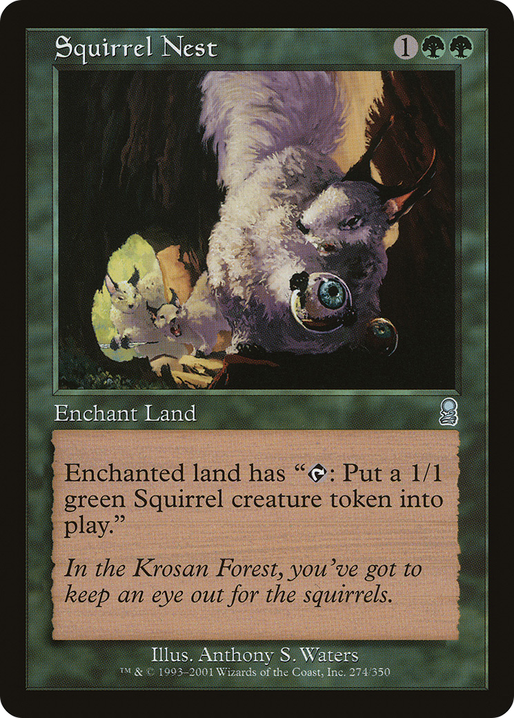 Squirrel Nest (ODY-274) [Odyssey] MTG Single Wizards of the Coast
