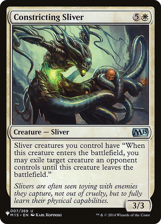 Constricting Sliver (LIST-M15-7) [Mystery Booster] The List MTG Single Wizards of the Coast