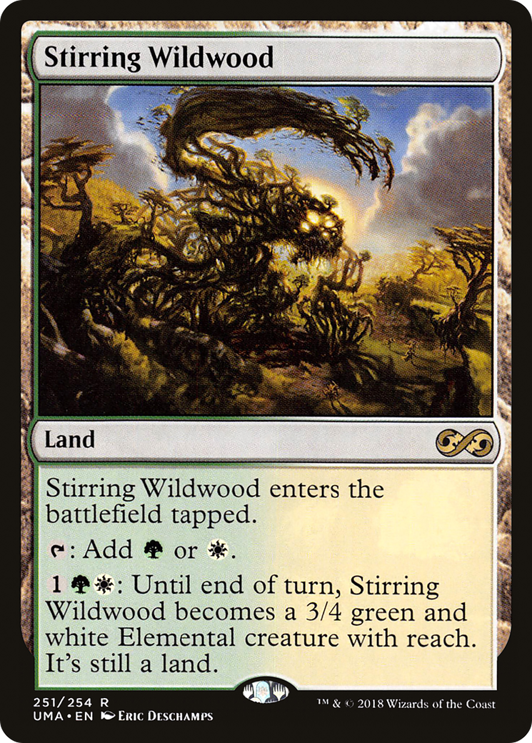 Stirring Wildwood (UMA-251) [Ultimate Masters] MTG Single Wizards of the Coast