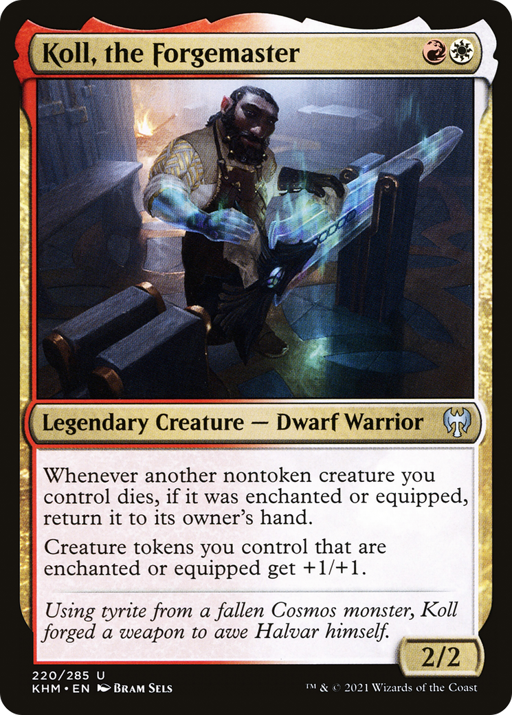 Koll, the Forgemaster (KHM-220) [Kaldheim] Foil MTG Single Wizards of the Coast