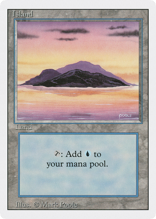Island (A) (3ED-287) [Revised Edition] MTG Single Wizards of the Coast