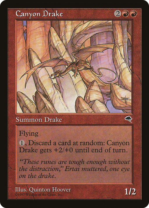 Canyon Drake (TMP-166) [Tempest] MTG Single Wizards of the Coast