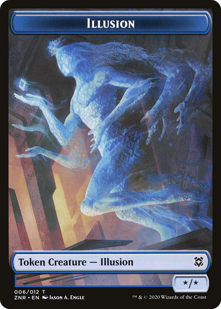 Illusion (TZNR-006) [Tokens] Zendikar Rising Tokens Foil MTG Single Wizards of the Coast