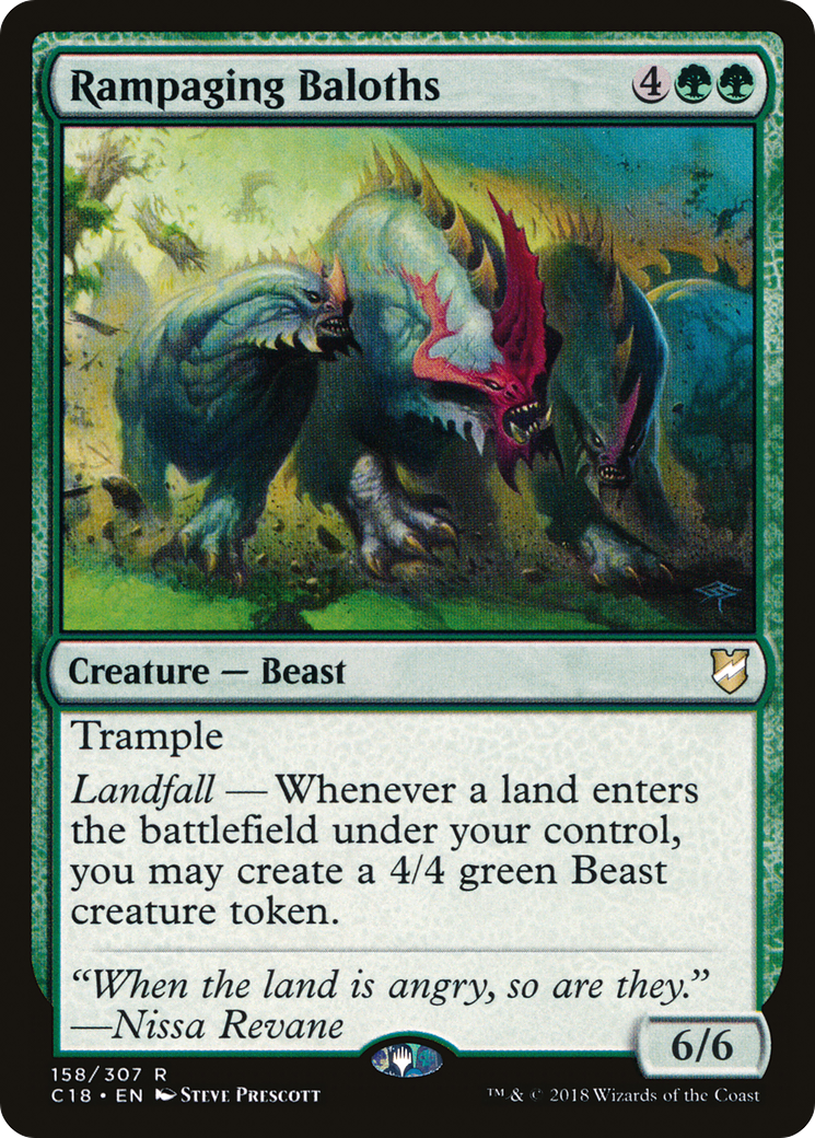 Rampaging Baloths (C18-158) [Commander 2018] MTG Single Wizards of the Coast