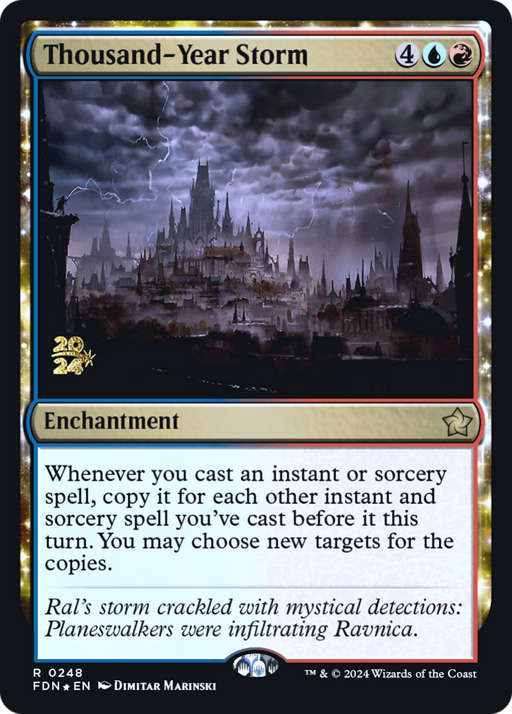Thousand-Year Storm (PRE-248) [Foundations Promos] Foil MTG Single Wizards of the Coast