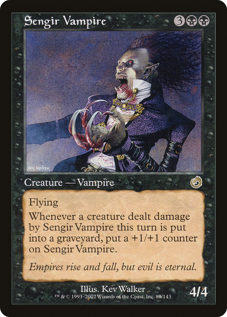 Sengir Vampire (TOR-080) [Torment] Foil MTG Single Wizards of the Coast