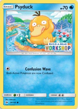 Psyduck - 28/149 (Build-A-Bear Workshop Exclusive) [Misc: Cards & Products] Pokemon Single Pokémon
