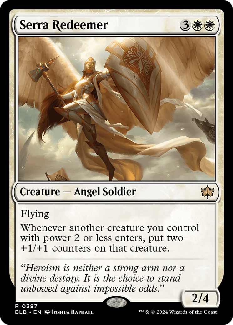 Serra Redeemer (BLB-387) [Bloomburrow] MTG Single Wizards of the Coast