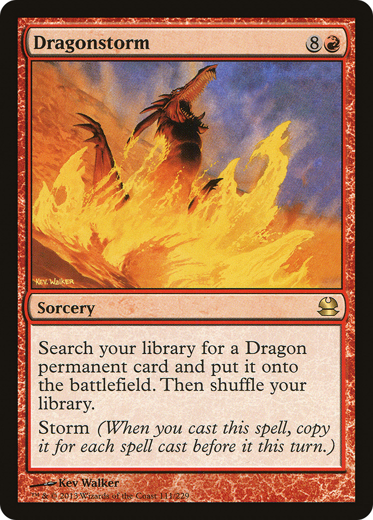 Dragonstorm (MMA-111) [Modern Masters] Foil MTG Single Wizards of the Coast