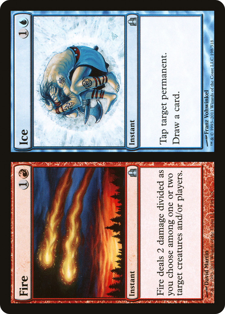 Fire // Ice (CMD-198) [Commander 2011] MTG Single Wizards of the Coast