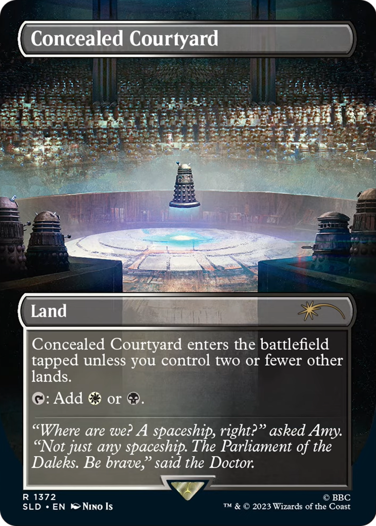 Concealed Courtyard (SLD-1372) [Secret Lair] Drop (Borderless) MTG Single Wizards of the Coast