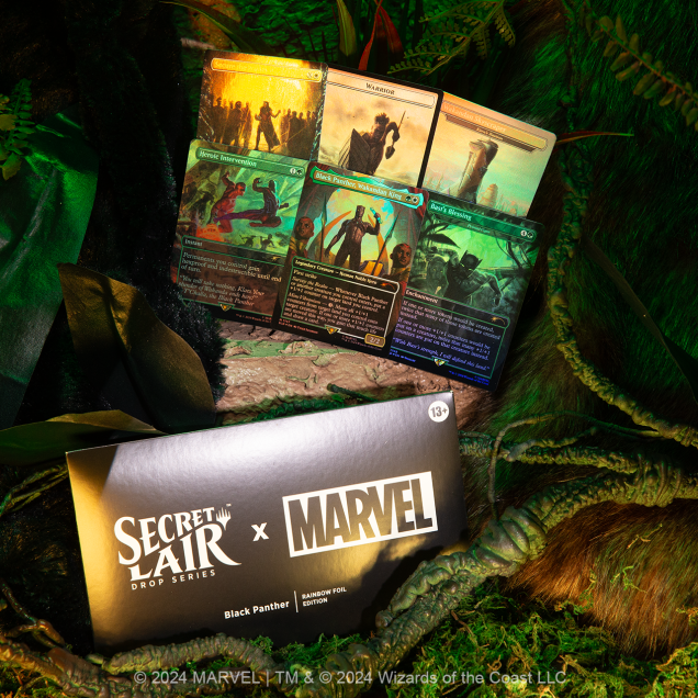 Secret Lair: Drop Series - Marvel's Black Panther (Foil Edition) MTG Sealed Magic: The Gathering