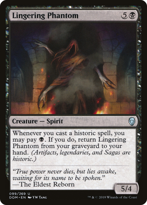 Lingering Phantom (DOM-099) [Dominaria] MTG Single Wizards of the Coast