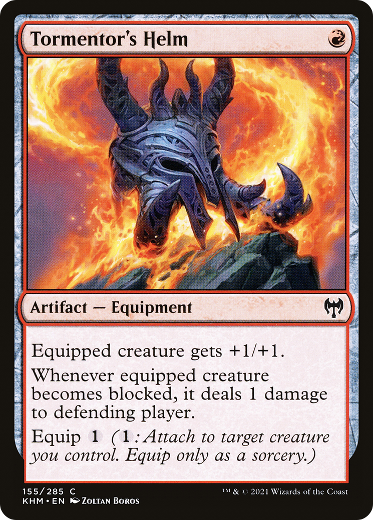 Tormentor's Helm (KHM-155) [Kaldheim] MTG Single Wizards of the Coast