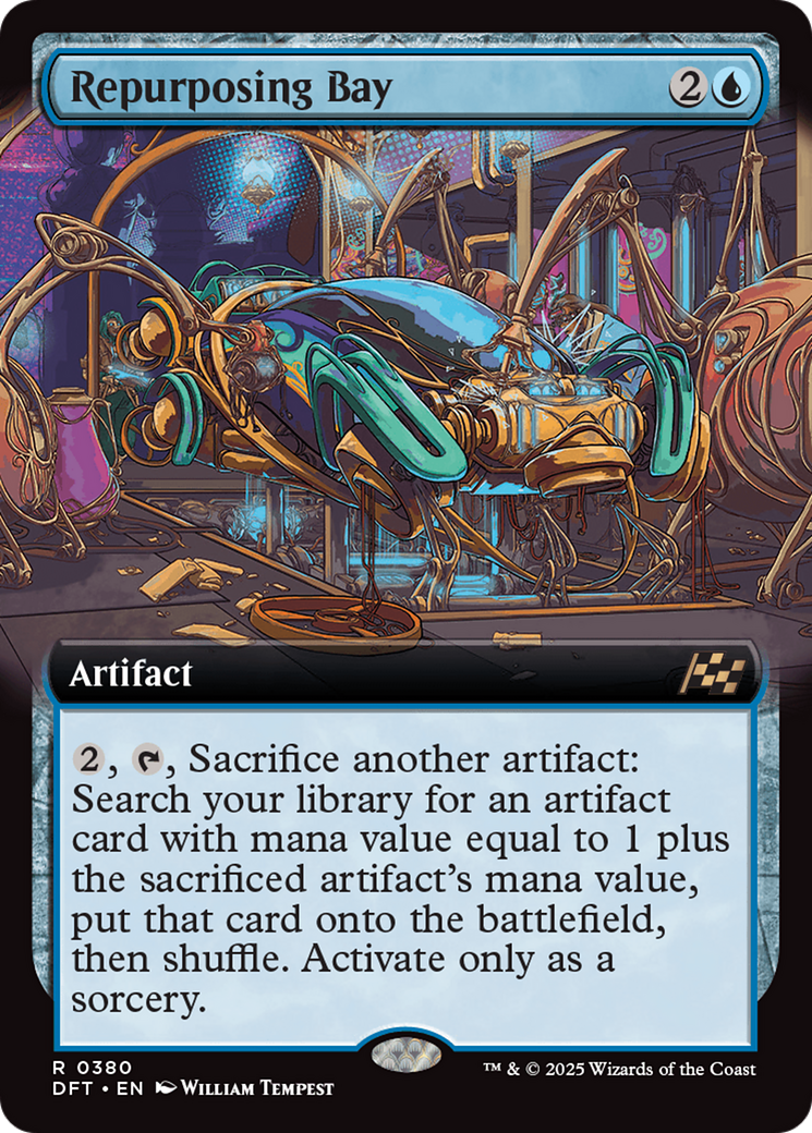 Repurposing Bay (DFT-380) [Aetherdrift] (Extended Art) MTG Single Wizards of the Coast