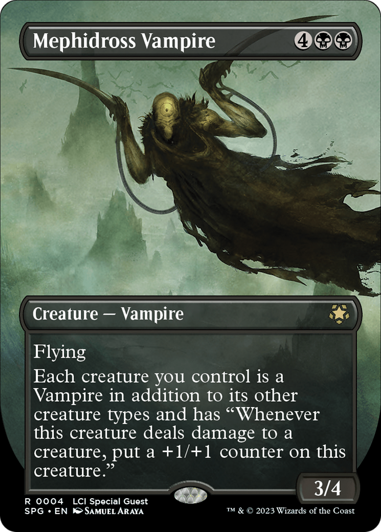 Mephidross Vampire (SPG-004) [Special Guests] (Borderless) Foil MTG Single Wizards of the Coast