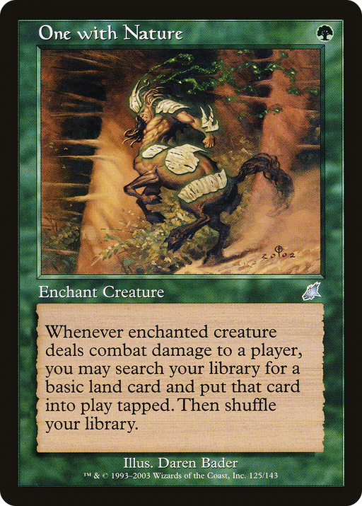 One with Nature (SCG-125) [Scourge] MTG Single Wizards of the Coast