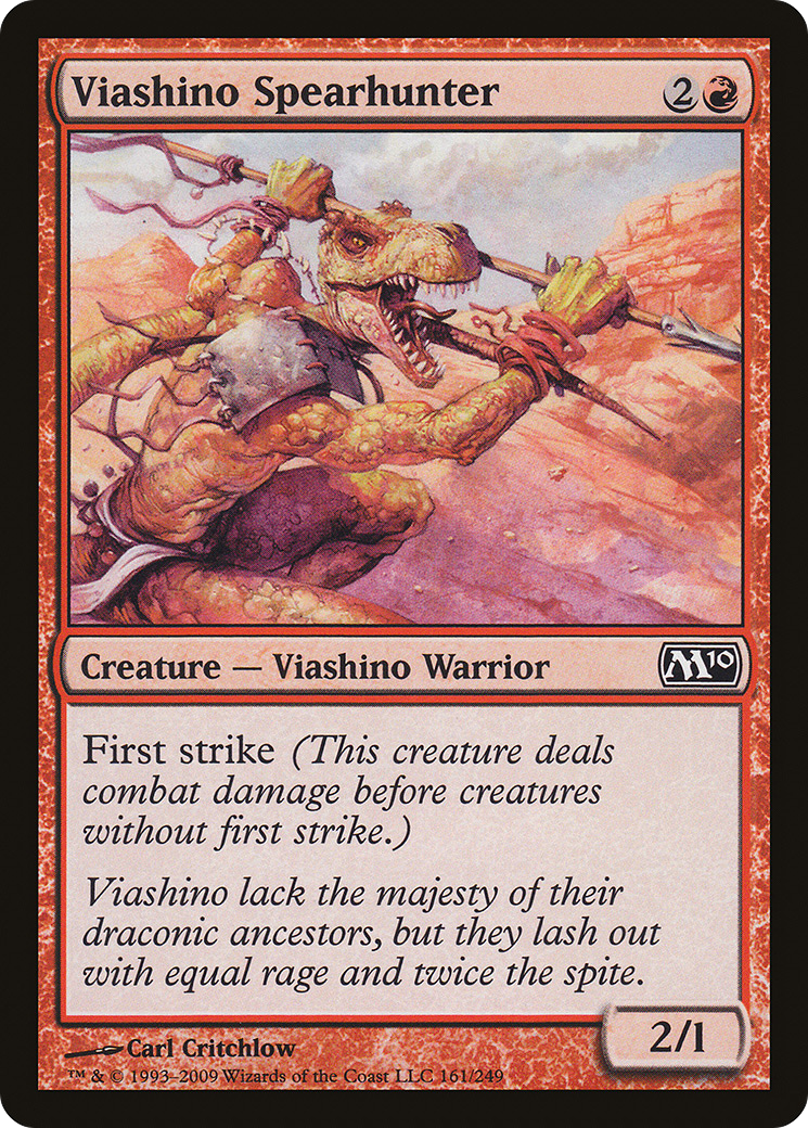 Viashino Spearhunter (M10-161) [Magic 2010] MTG Single Wizards of the Coast