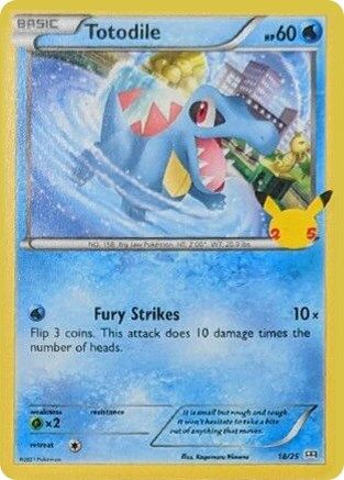 Totodile - 18/25 (18/25) Holofoil [Promos: McDonalds 25th Anniversary Promos] Pokemon Single Pokémon