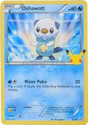 Oshawott - 21/25 (21/25) Holofoil [McDonalds 25th Anniversary Promos] Pokemon Single Pokémon