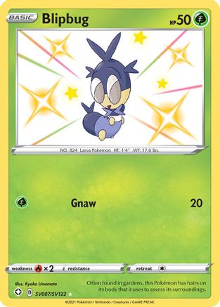 Blipbug (SV007/122) Holofoil [SWSH: Shining Fates Shiny Vault] Pokemon Single Pokémon