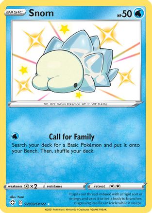 Snom SV033/122 Holofoil [SWSH: Shining Fates Shiny Vault] Pokemon Single Pokémon