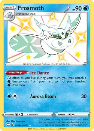 Frosmoth (SV034/122) Holofoil [SWSH: Shining Fates Shiny Vault] Pokemon Single Pokémon
