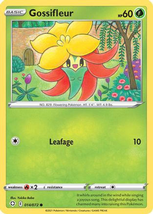 Gossifleur (14/72) Reverse Holofoil [SWSH: Shining Fates] Pokemon Single Pokémon