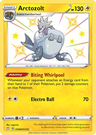 Arctozolt (SV046/122) Holofoil [SWSH: Shining Fates Shiny Vault] Pokemon Single Pokémon