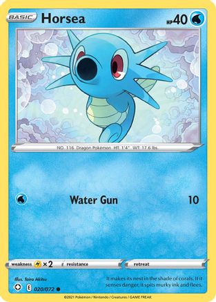 Horsea 20/72 [SWSH: Shining Fates] Pokemon Single Pokémon