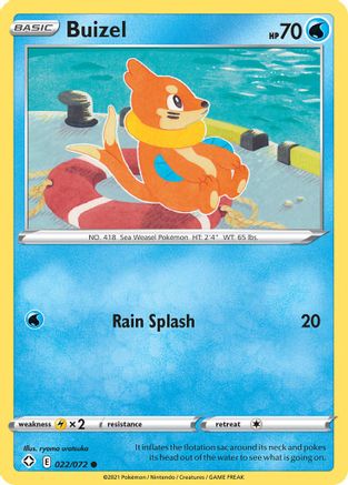 Buizel (22/72) [SWSH: Shining Fates] Pokemon Single Pokémon