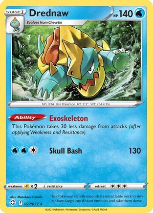 Drednaw (27/72) [SWSH: Shining Fates] Pokemon Single Pokémon
