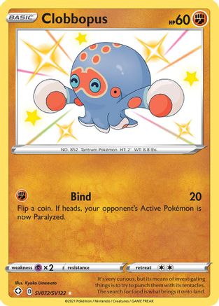 Clobbopus (SV072/122) - [SWSH: Shining Fates Shiny Vault] Holofoil Pokemon Single Pokémon