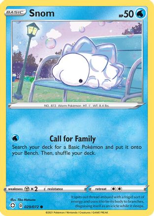 Snom (29/72) Reverse Holofoil [SWSH: Shining Fates] Pokemon Single Pokémon