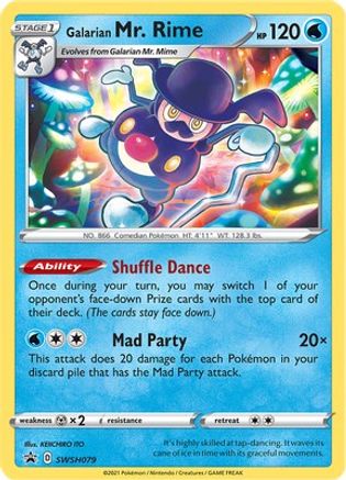 Galarian Mr. Rime - SWSH079 (SWSH079/307) Holofoil [Promos: SWSH Promo Cards] Pokemon Single Pokémon