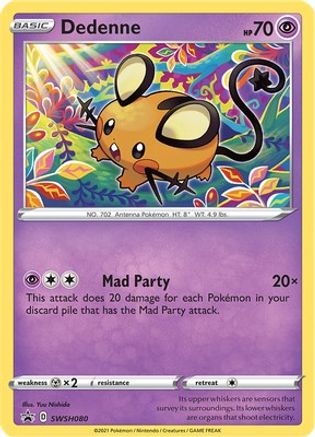 Dedenne - SWSH080 (SWSH080/307) Holofoil [Promos: SWSH Promo Cards] Pokemon Single Pokémon