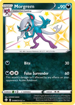 Morgrem (SV084/122) Holofoil [SWSH: Shining Fates Shiny Vault] Pokemon Single Pokémon