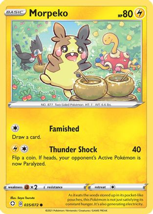 Morpeko (35/72) [SWSH: Shining Fates] Pokemon Single Pokémon