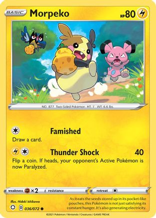 Morpeko (36/72) [SWSH: Shining Fates] Pokemon Single Pokémon