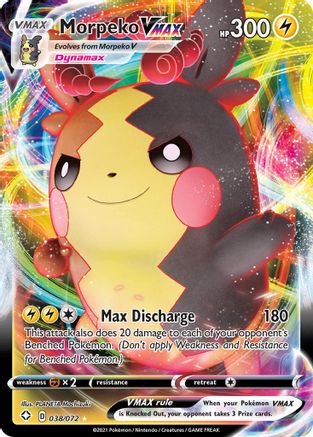 Morpeko VMAX (38/72) Holofoil [SWSH: Shining Fates] Pokemon Single Pokémon