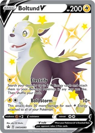 Boltund V - SWSH085 (SWSH085/307) Holofoil [Promos: SWSH Promo Cards] Pokemon Single Pokémon