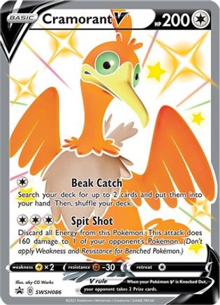 Cramorant V - SWSH086 (SWSH086/307) Holofoil [Promos: SWSH Promo Cards] Pokemon Single Pokémon