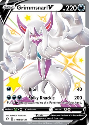 Grimmsnarl V (SV116/122) Holofoil [SWSH: Shining Fates Shiny Vault] Pokemon Single Pokémon