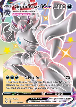Grimmsnarl VMAX (SV117/122) Holofoil [SWSH: Shining Fates Shiny Vault] Pokemon Single Pokémon