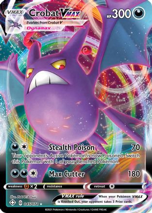 Crobat VMAX (45/72) - [SWSH: Shining Fates] Holofoil Pokemon Single Pokémon