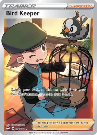 Bird Keeper (Full Art) (66/72) Holofoil [SWSH: Shining Fates] Pokemon Single Pokémon